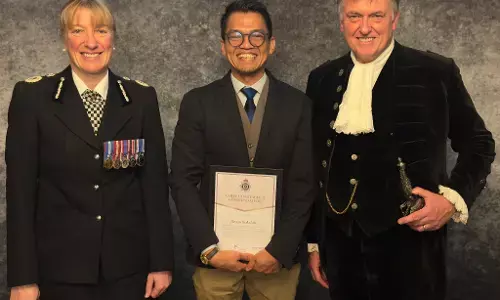 Mahasiswa Indonesia terima penghargaan dari Kepolisian Inggris karena ungkap kejahatan serius