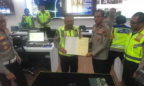 Kakorlantas Polri cek kesiapan lalu lintas di Bali jelang Nataru