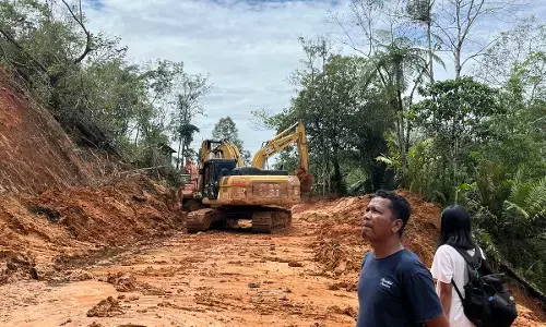 Perbaikan infrastruktur dipercepat di Tapanuli Utara, akses jalan dibuka