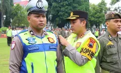 330 personil gabungan diterjunkan dalam Operasi Lilin Candi 2025 di Kudus