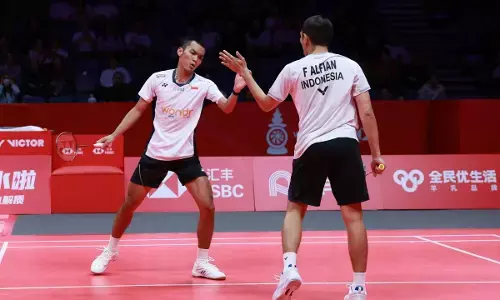 Fajar/Fikri tingkatkan stamina demi kalahkan Liang/Wang