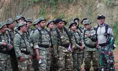 42 jurnalis ikut latihan menembak di Kostrad Sanggabuana