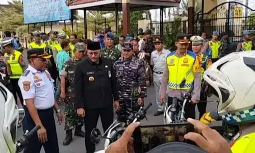 Apel gelar pasukan Operasi Lilin Candi 2025, Polres Tegal Kota siap amankan Nataru