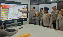 Mabes Polri lakukan supervisi pelaksanaan Operasi Lilin Samrat 2025 di Polda Sulut
