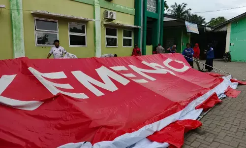 Banjir Tanjung Pura surut, dapur umum MAN 1 Langkat tutup