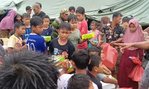 Mendesak, korban banjir bandang di Lubok Pusaka butuh tenda pengungsian