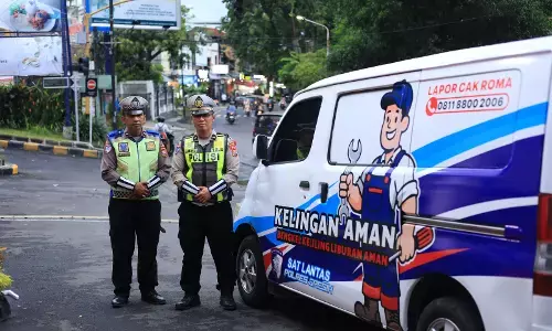 Polres Gresik turunkan mobil Kelingan Aman, layanan gratis libur Nataru