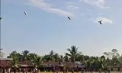 Warga Aceh Timur sambut bantuan helibox dengan suka cita