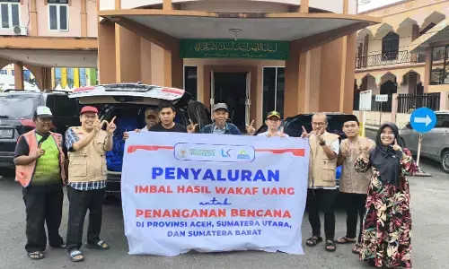 BWI Perwakilan Sumut salurkan bantuan untuk korban bencana alam di Sumut dan Aceh Tamiang