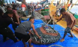 Tiga nelayan RI diselamatkan kapal tanker Malaysia Tiga nelayan RI diselamatkan kapal tanker Malaysia