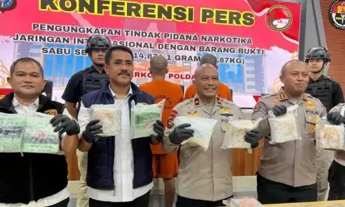 Polda Riau kejar otak penyelundupan 30 kg sabu dari luar negeri