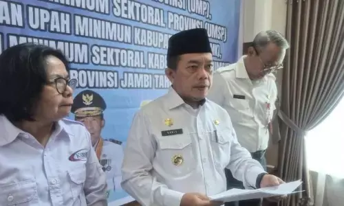 Gubernur Jambi umumkan UMP-UMK 2026