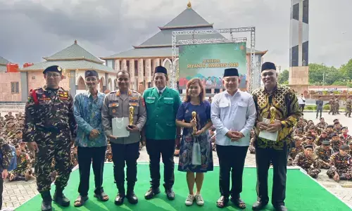 Komitmen ciptakan kerukunan umat beragama, Kapolsek Ngaglik Sleman terima Anugerah Riyanto Award
