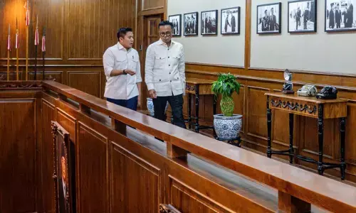 Seskab Teddy dan Kepala BP BUMN satukan langkah percepat pemulihan pascabencana