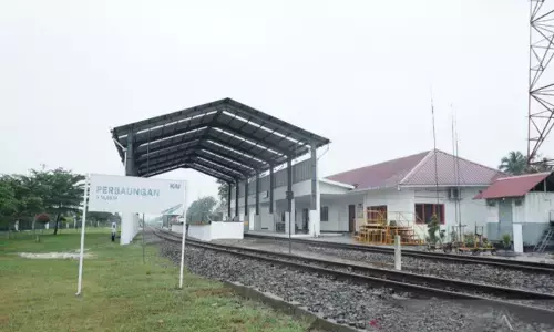 KAI rampungkan penataan Stasiun Perbaungan demi tingkatkan layanan