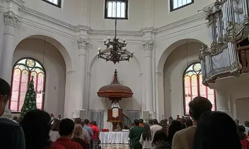 Jemaat rayakan Natal di Gereja Blenduk usai direvitalisasi