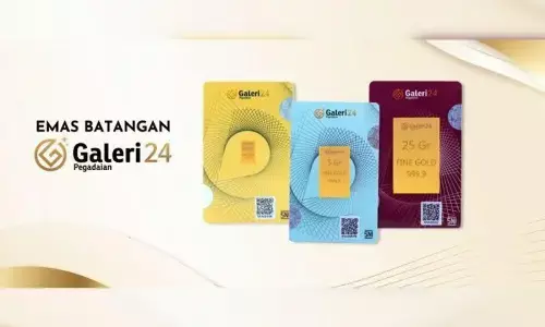 Harga emas UBS dan Galeri24 di Pegadaian Sabtu ini kompak naik