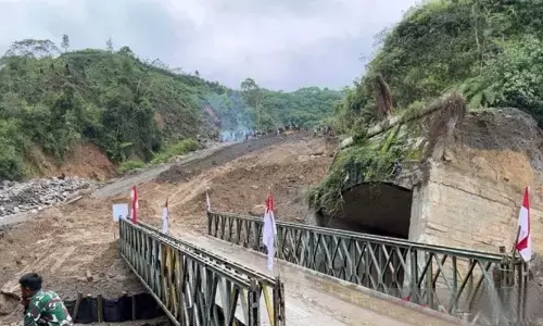 Pemerintah selesaikan pembangunan enam jembatan darurat di Aceh Pemerintah selesaikan pembangunan enam jembatan darurat di Aceh