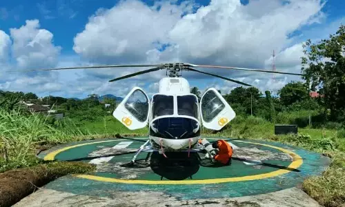 Patroli udara Ops Lilin Samrat 2025 di Sulut diperkuat helikopter Bell 429