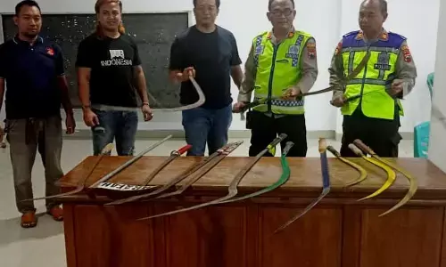 Hendak tawuran, 19 remaja bawa sajam diamankan Polres Kudus Hendak tawuran, 19 remaja bawa sajam diamankan Polres Kudus