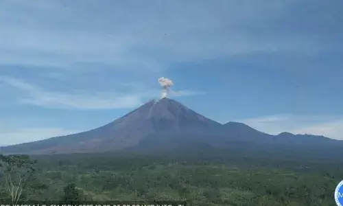 Aktivitas Gunung Semeru masih didominasi gempa letusan