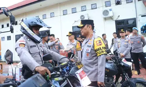 Polri buka jasa servis motor gratis bagi korban bencana di Sumatera