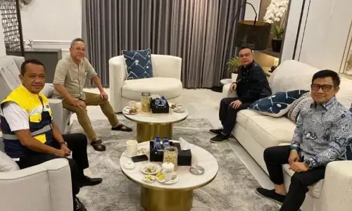 Elite parpol diskusikan agenda politik di rumah Bahlil
