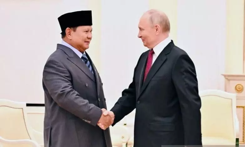 Presiden Putin ucapkan selamat tahun baru kepada Presiden Prabowo Presiden Putin ucapkan selamat tahun baru kepada Presiden Prabowo