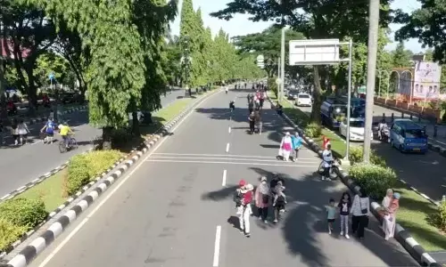 Car Free Night Bogor juga hadir di Tegar Beriman saat malam Tahun Baru