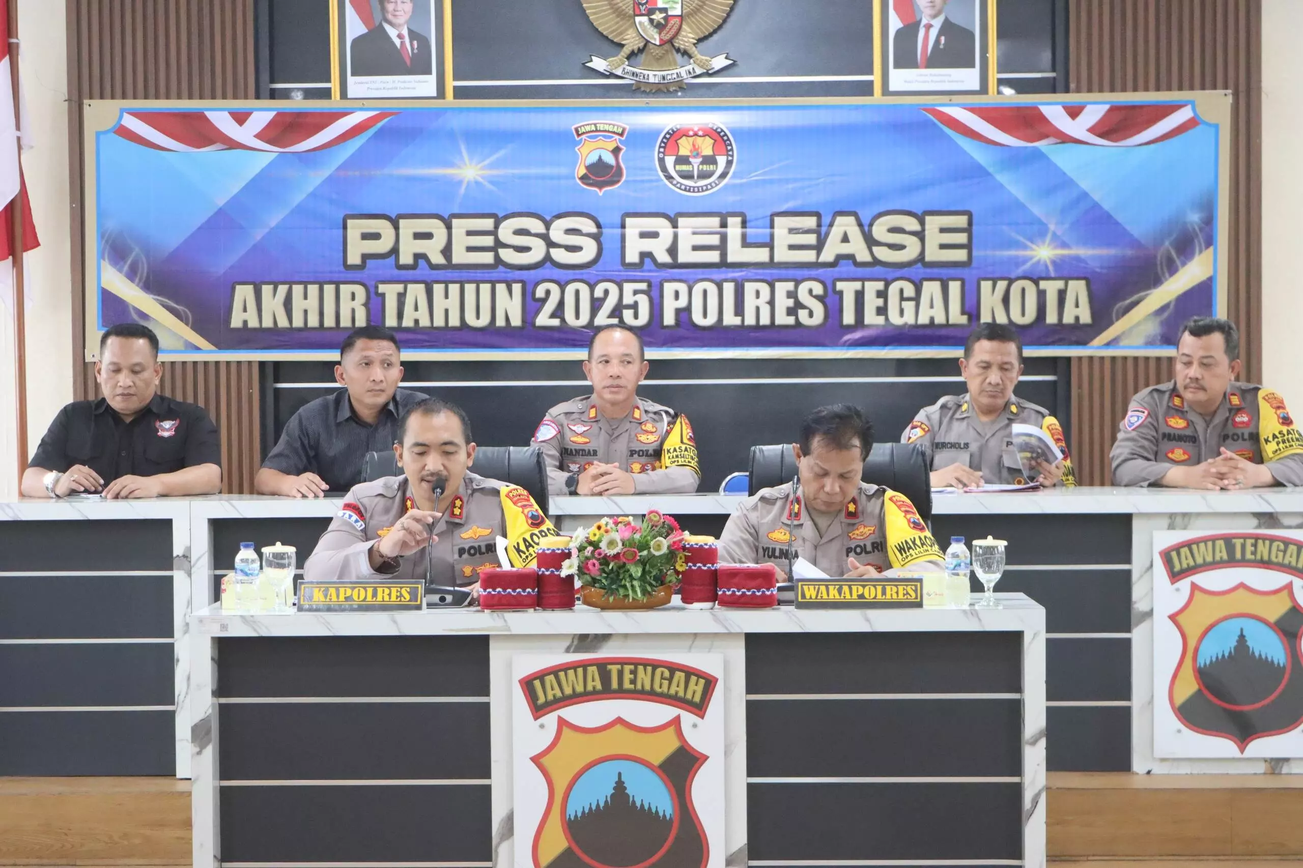 Polres Tegal Kota catat kriminalitas turun 18,5 persen sepanjang 2025 Polres Tegal Kota catat kriminalitas turun 18,5 persen sepanjang 2025