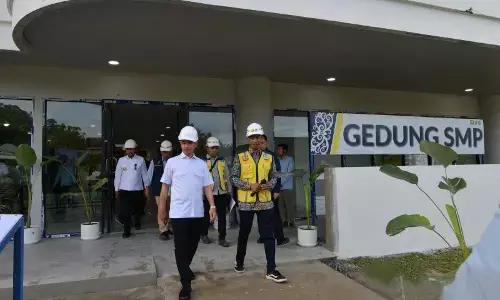 Gibran tinjau SD-SMP-SMA di IKN, pastikan proses belajar berkualitas