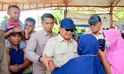Presiden tinjau posko kesehatan di Tapsel dan pastikan warga dilayani
