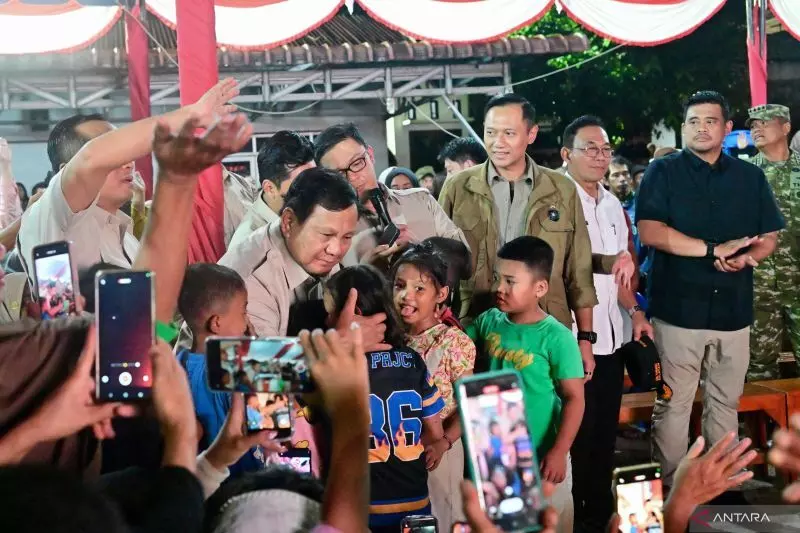 Prabowo sampaikan ucapan Tahun Baru 2026
