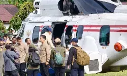 Prabowo bertolak ke Aceh Tamiang tinjau hunian Danantara