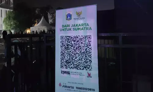 Malam Tahun Baru, QRIS galang dana bencana Sumatra di Kota Tua