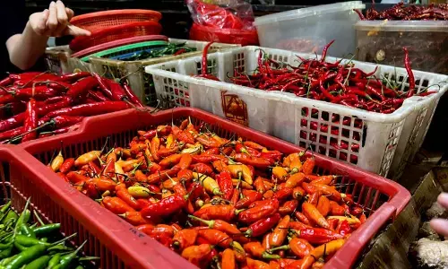 PIHPS catat harga cabai rawit merah Rp70.500/kg per 1 Januari PIHPS catat harga cabai rawit merah Rp70.500/kg per 1 Januari