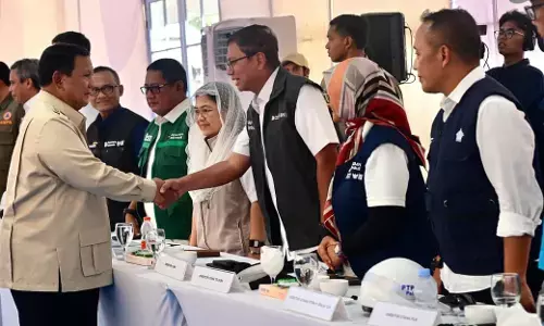 Prabowo sebut penanganan tetap serius meski tanpa status Bencana Nasional