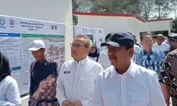 Menteri Trenggono tinjau progres pembangunan Kampung Nelayan di Bantul