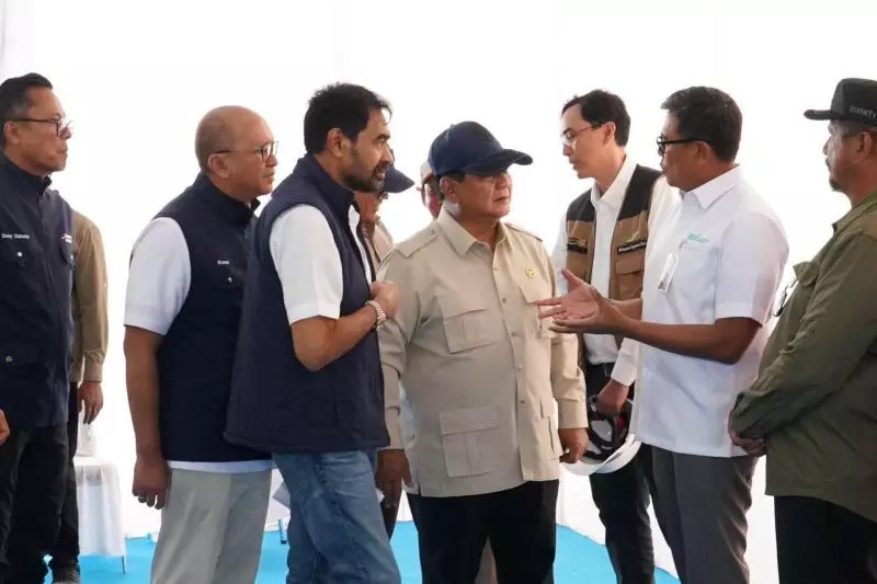 Prabowo nilai penanganan bencana terstruktur dan sistematis Prabowo nilai penanganan bencana terstruktur dan sistematis