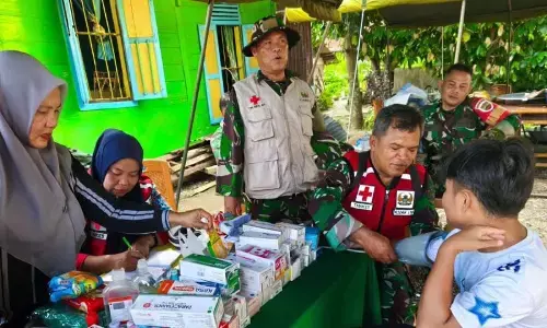 TNI gencarkan layanan kesehatan warga terdampak di Tapanuli Tengah