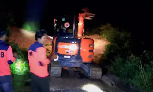 BPBD OKU Selatan tangani tanah longsor di Jalinsum