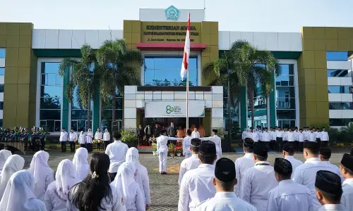 Upacara HAB 80: Umat rukun dan sinergi, Indonesia damai dan maju