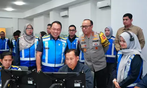 Wakapolri pantau arus balik Nataru di Command Center Tol Jasa Marga Jatiasih