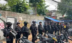 Antisipasi tawuran di Jaktim, Brimob Polda Metro Jaya perkuat patroli