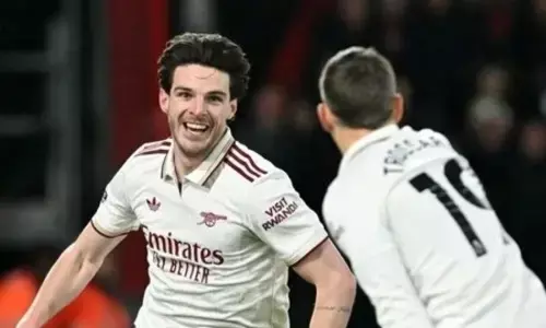 Arsenal menang 3-2 atas Bournemouth berkat dua gol Rice