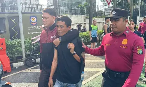 Polisi tangkap dua pencopet saat HBKB di Bundaran HI