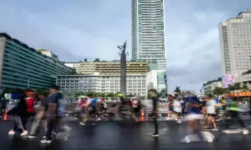 Udara Jakarta masuk enam terburuk dunia, warga disarankan bermasker