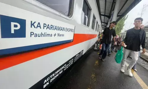 Meningkat 3,8 persen, KAI Divre II Sumbar layani 123.408 penumpang pada libur Nataru