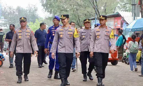 Antisipasi lonjakan wisata dan arus balik, Polres Tegal Kota siagakan personel