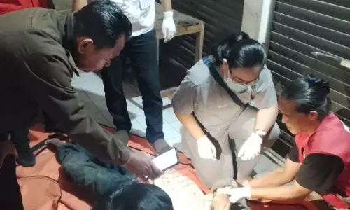 Pasar Raya Salatiga digegerkan penemuan sesosok mayat